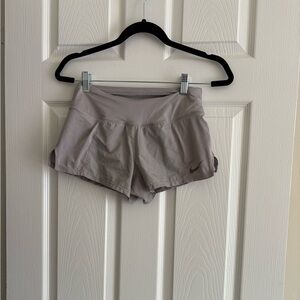 Nike Gray Athletic Shorts with Elastic Waistband